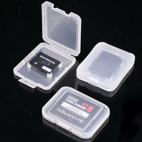 Memory Card Adapter Case, XD Card TF Card Case, Flash Drive TF Card Case, Phone Return Key Part Case, Single/Dual SD Card Little White Case