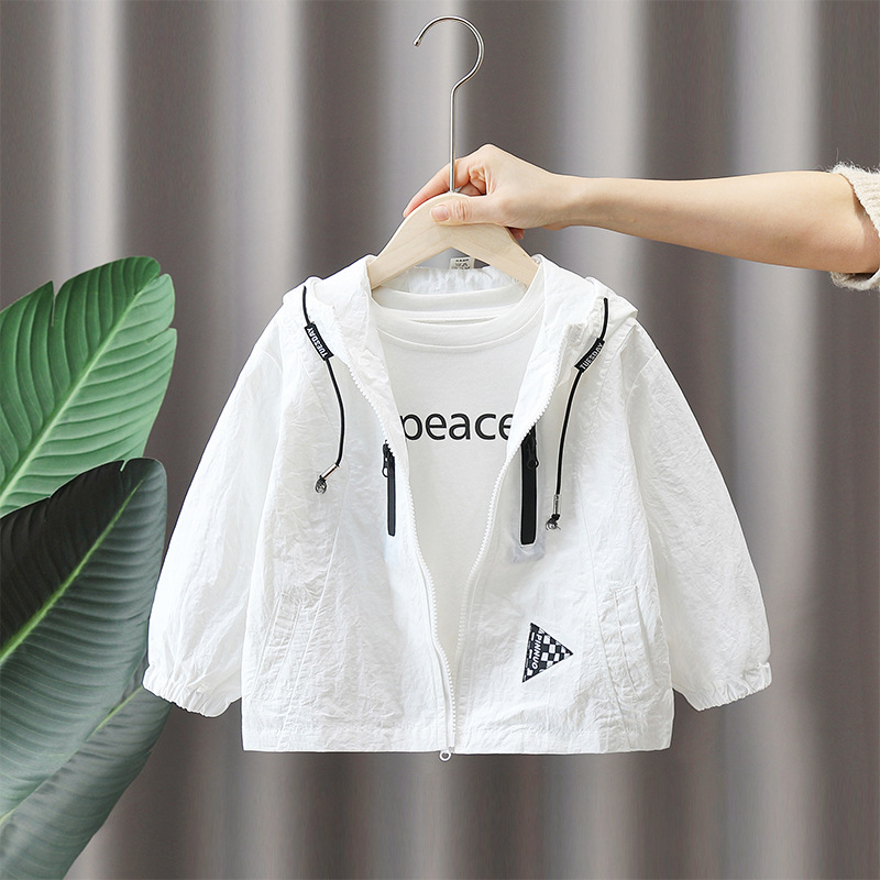 5892 Chaqueta para niños Primavera y otoño 2024 Nuevos niños Otoño sudadera con capucha Estilo occidental Bebé Color sólido Versión coreana salvaje