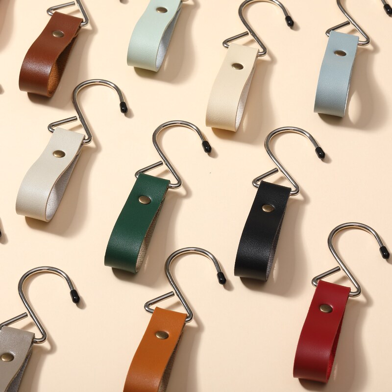 in stock outdoor camping hook tent hook triangle rack hook multifunctional leather metal hook camping