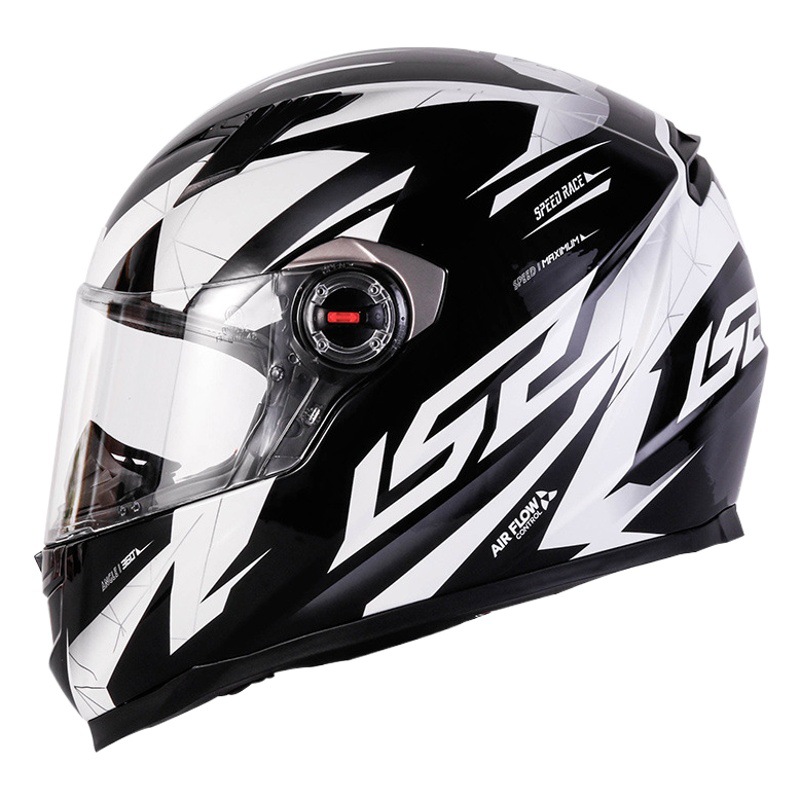 Casco LS2 para motocicleta, casco integral para hombres y mujeres, vehículo eléctrico, para todas las estaciones, antivaho, kart, verano, motocicleta, certificado 3C FF358