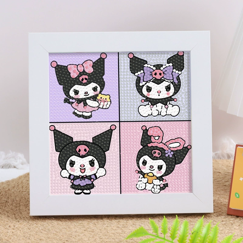Набор для алмазной вышивки (Sanrio) Пикачу в раме, 17×17 см, комплект для полного стежка DIY