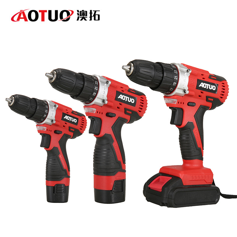 新款跨境多功能锂电钻 LED灯充电钻 电动螺丝刀 充电手电钻批发