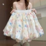 高腰夏季宽松碎花裙裤
