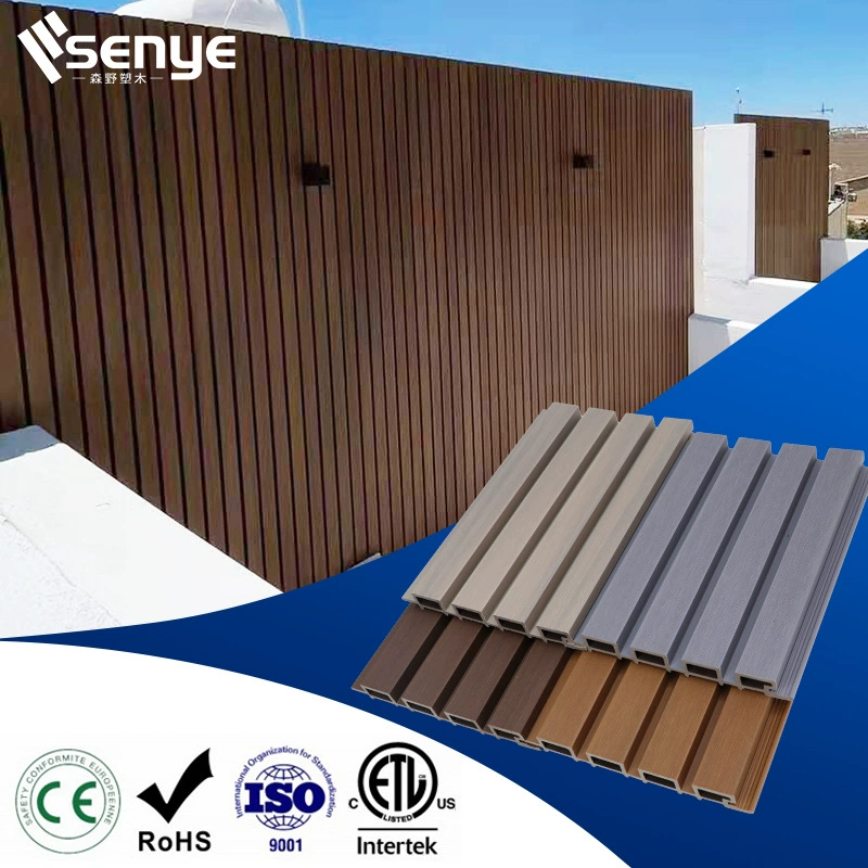 Пластиковая древесина, доска «Великая стена», наружная ограда, облицовочная доска, второе поколение, соэкструдированная наружная решетка, фоновая стена, украшение, наружная настенная доска