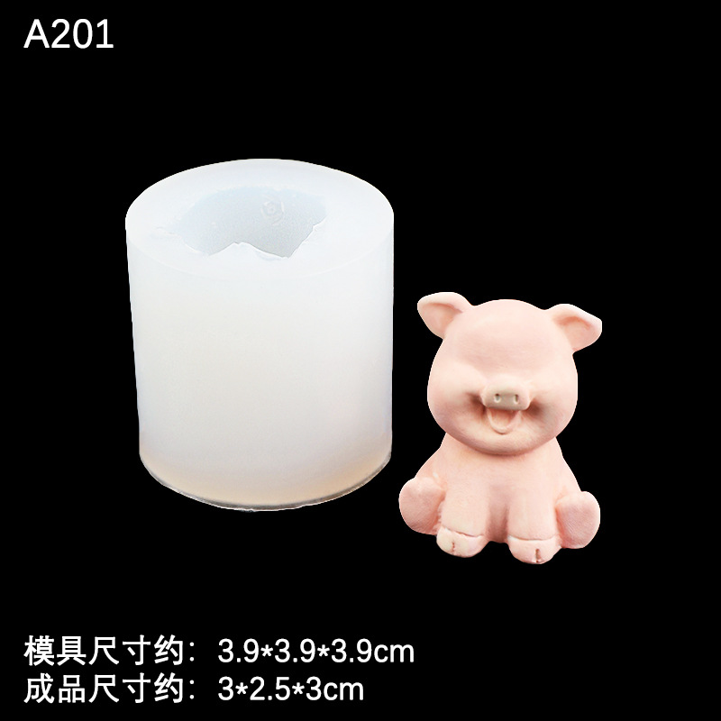 Dibujos animados sentado bola arco oso molde de silicona aromaterapia vela yeso molde hecho a mano decoración para hornear