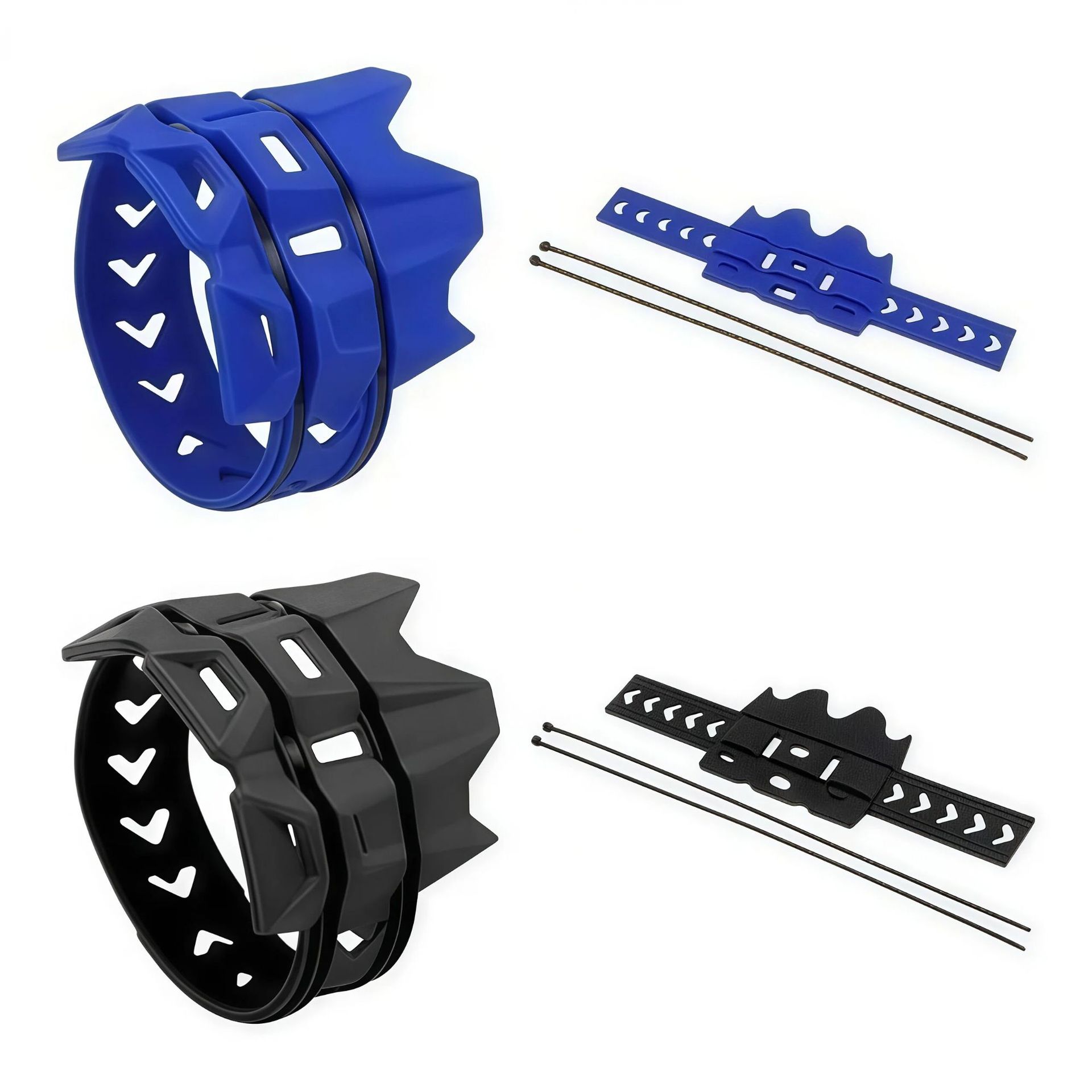 Off-Road Motorcycle Modification Parts, Exhaust Pipe Anti-Scalding Rubber Ring, Heat Insulation Rubber, Anti-Scratch Protective Cover