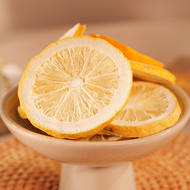 Freeze-Dried Lemon Slice Grapefruit Green Orange Passion Fruit Tea Passion Fruit Freeze-Dried Block Small Green Lime Fresh Fruit Fruit Tea Fruit