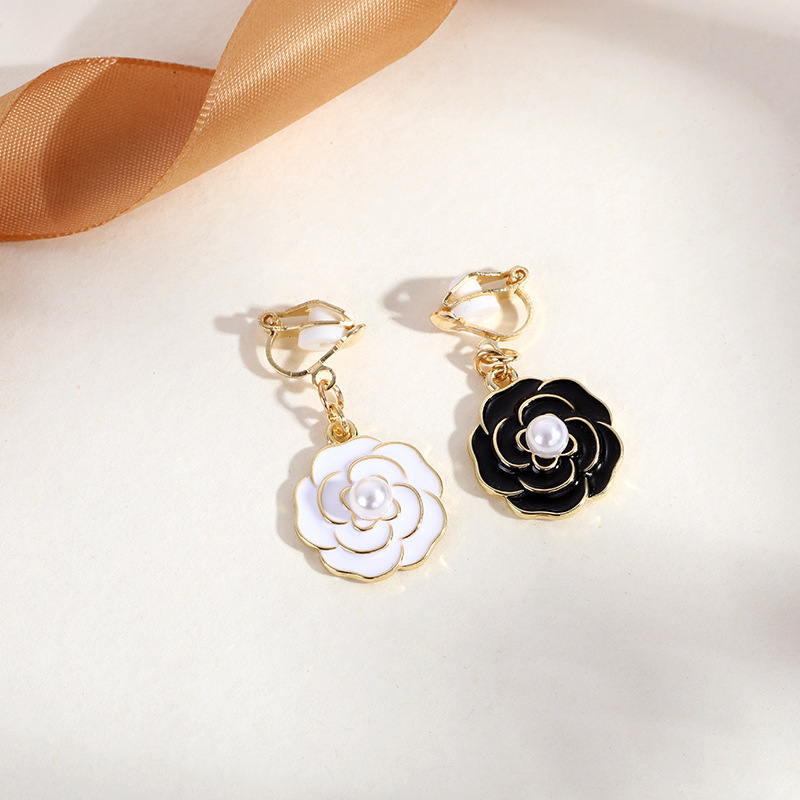 三角流蘇耳クリップ無耳洞高級大衆文芸レトロ名媛耳掛け軽贅沢高品質イヤリング卸売り