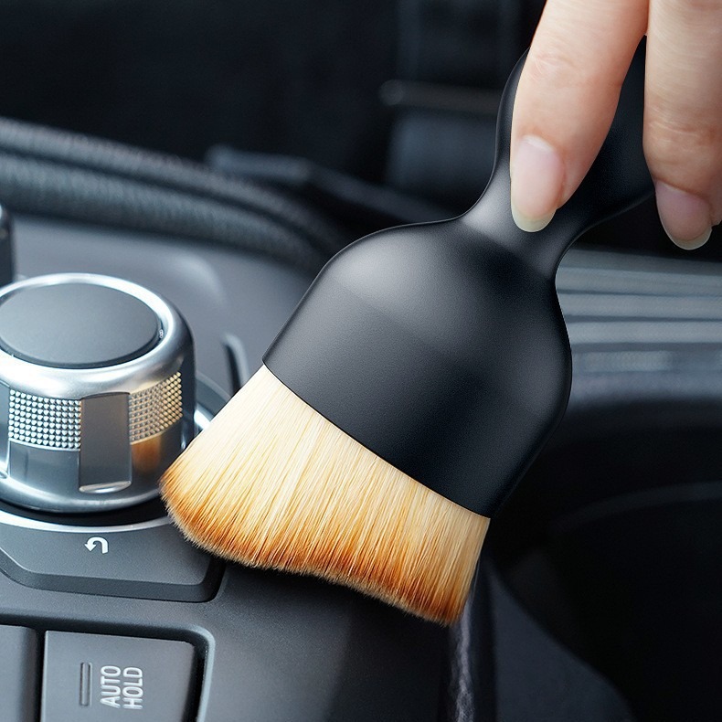 車の美容の細い点は車を洗って、エアコンの風口の内装の車の隙間の柔らかい毛のブラシのツールの内装は現物をブラシします。