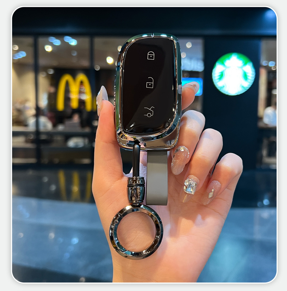 Suitable for Lynk&Co 10 Key Cover 900/Z10 Card Z20 European Version Lynk&Co Car Model Nfc Car Buckle Shell