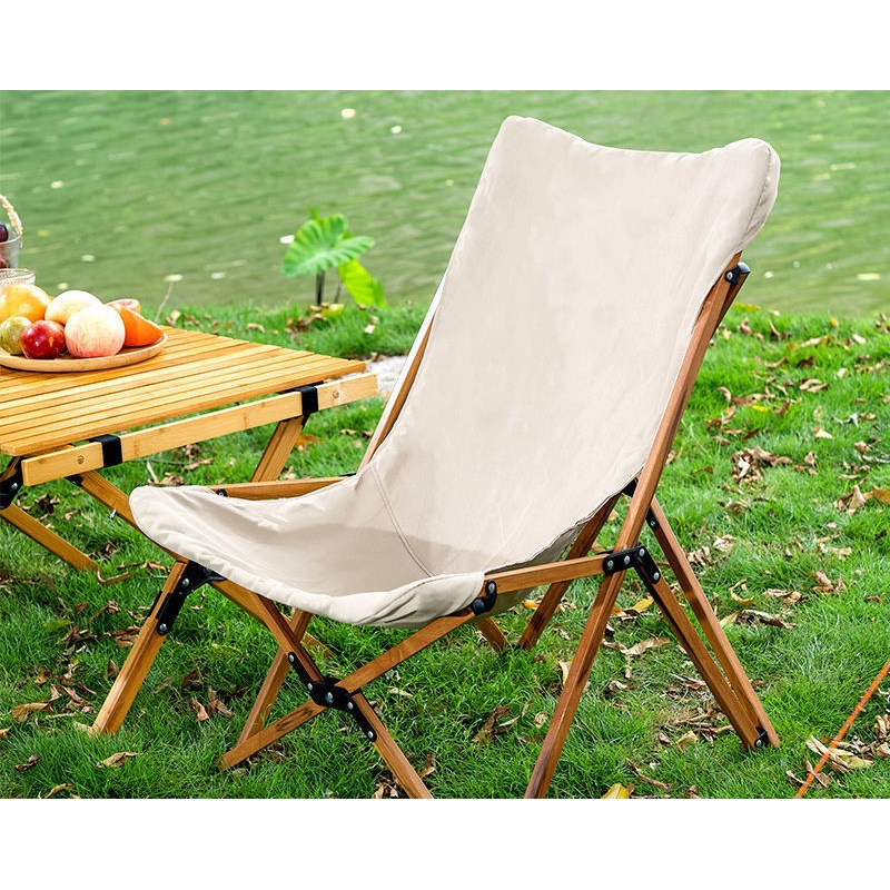 蝴蝶凳户外折叠椅子便携式休闲露营椅精致椅轻便靠背钓鱼椅子跨境