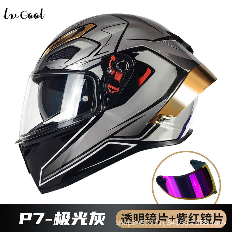 3C certificado casco de la motocicleta de fábrica al por mayor DOT Comercio exterior casco Nacional Estándar Clase A Four Seasons Universal