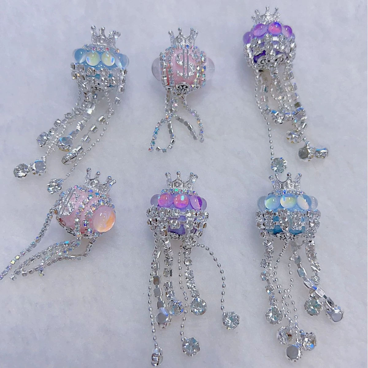 Beads with tassels handmade, accessory, through hole, DIY