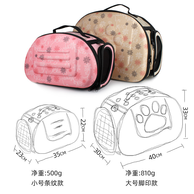 Foldable handheld breathable space backpack to go out