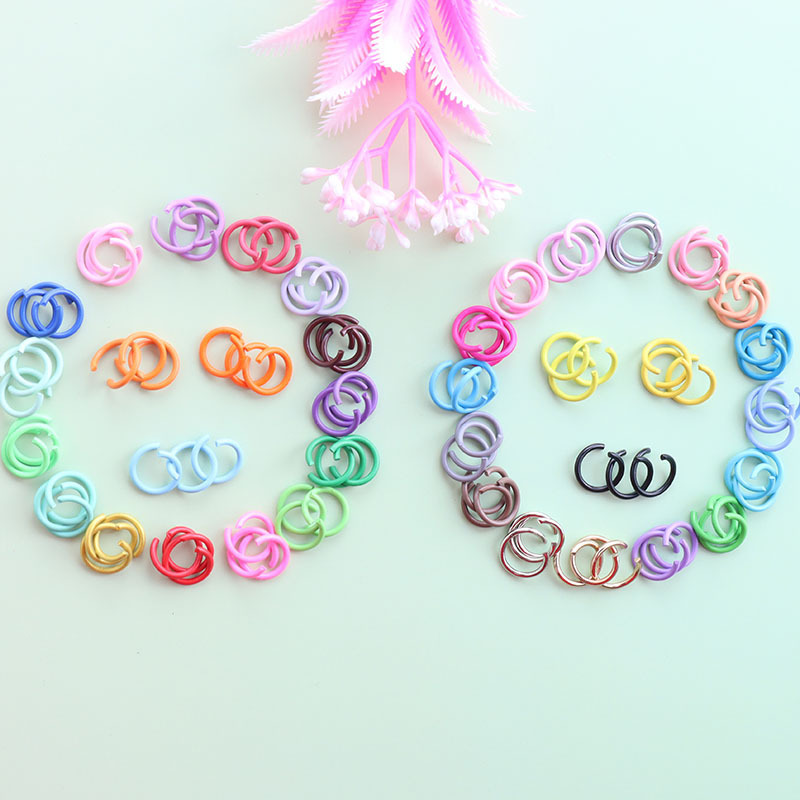 40 color 1.2*10 open ring paint color diy handmade material connection ring handmade iron ring hardware small ring c ring 40 color 1.2*10 open ring paint color diy handmade material connection ring handmade iron ring hardware small ring c ring