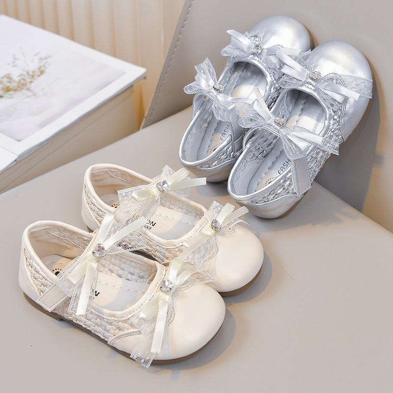 Zapatos casuales de moda para niñas versátiles 2026 verano nuevos zapatos casuales transpirables para niños zapatos de arco Lefour