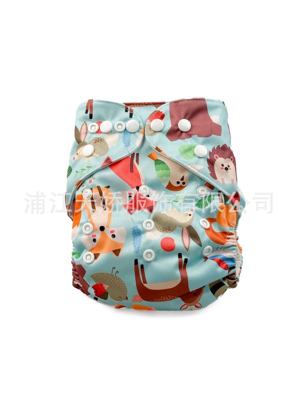 メーカークロスボーダー赤ちゃんおむつ洗える尿不湿通気性プリントトレーニングパンツcloth diaper|undefined