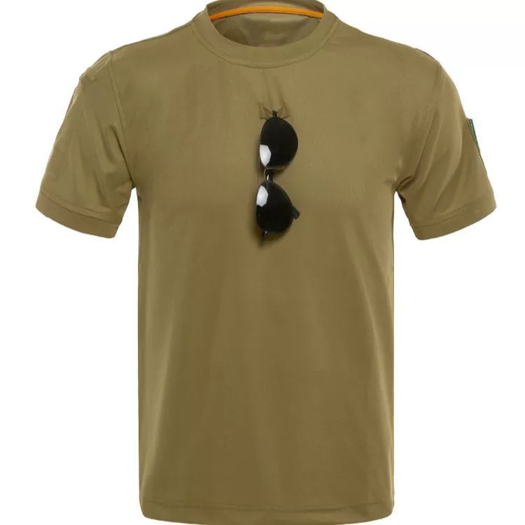 Футболка с индивидуальным рисунком военного фаната, футболка спецназа, тактическая футболка с короткими рукавами и круглым вырезом, свободная летняя быстросохнущая эластичная тренировочная форма с короткими рукавами, камуфляж