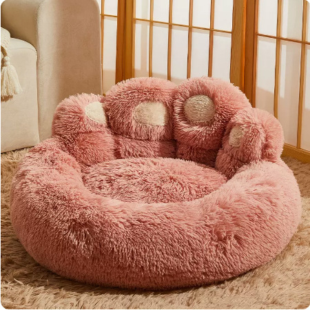 クマの足犬小屋、冬暖かい猫小屋、スリーピングマット、オールシーズン万能ペット用品、中型犬および大型犬用ソファベッド、クマの足小屋|undefined