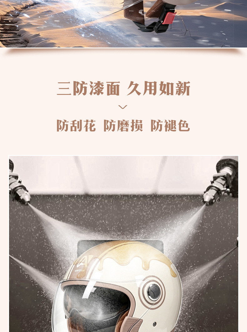 [Cross-border e-commerce] Women's winter warm and cold-resistant electric scooter helmet, all-season motorcycle helmet for men, thickened safety helmet