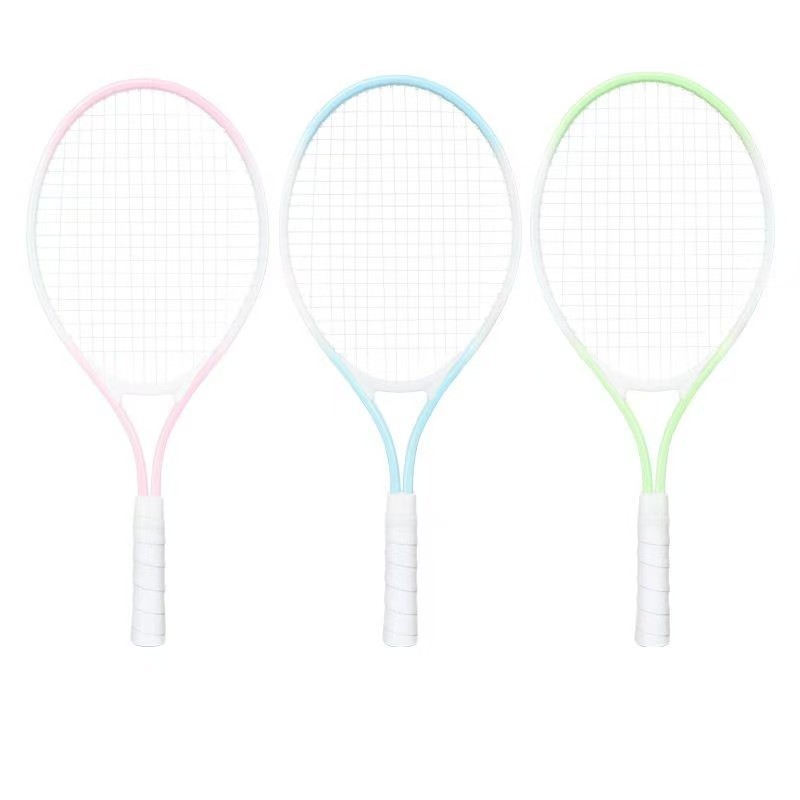 Wholesale In-Stock Children's and Youth Tennis Racket Sets, Beginner Training Alloy Tennis Rackets for College Students and Adults