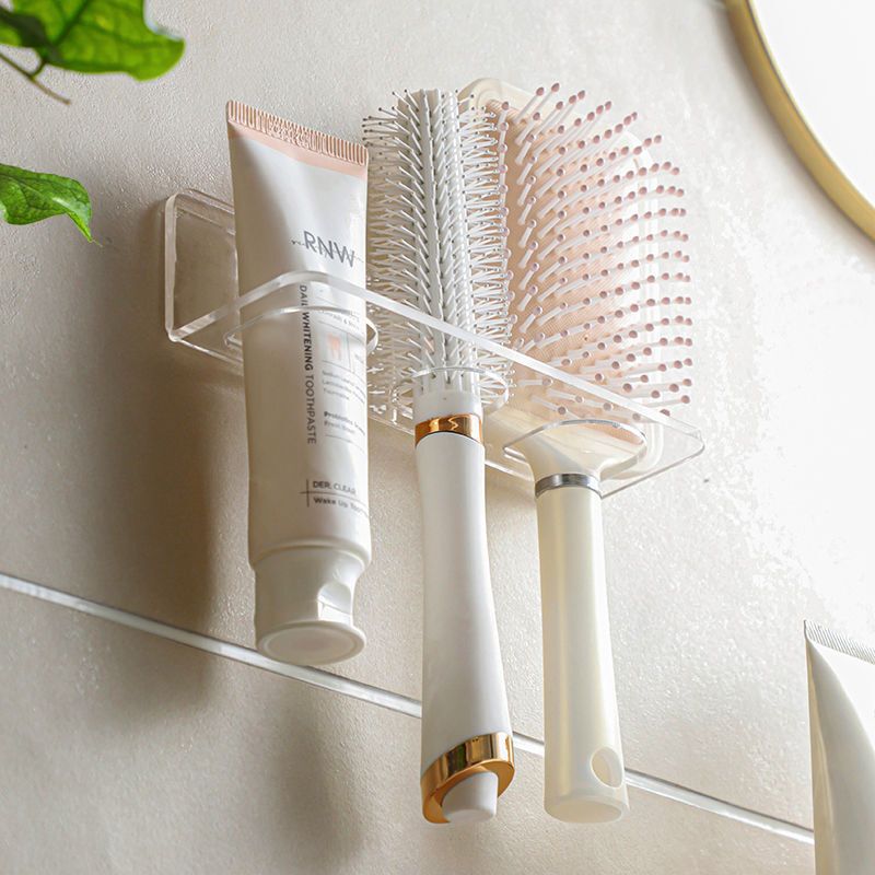 Bathroom Comb Rack Storage Rack Wall Hanging Punch-free High-value Toilet Storage Box Washstand Comb