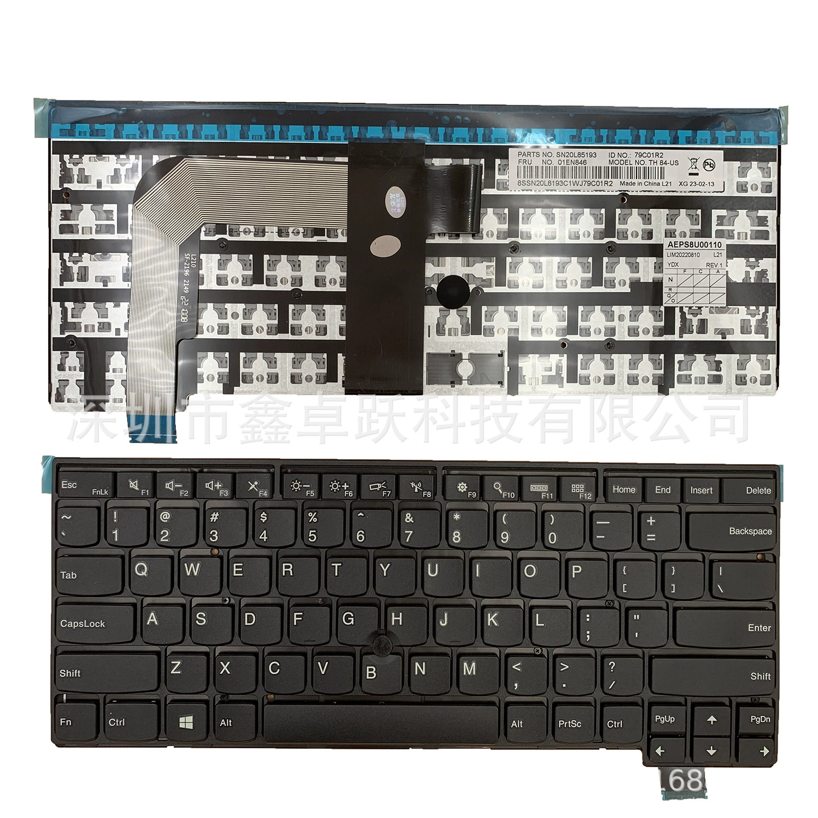 Совместимый ноутбук, клавиатура, T460, 460S, T470, 470S, thinkpad