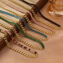 �W�������ʯһ����INS�W��朲�ɫ�ʯ����Ů�����l