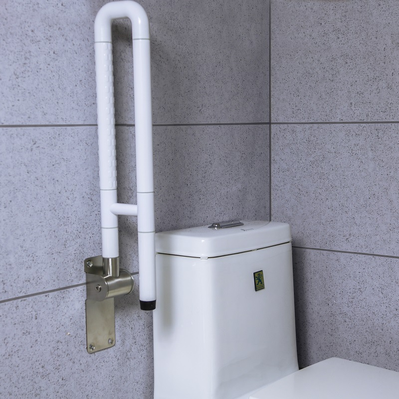 Chaojin sin barreras apoyabrazos cóncavo-convexo agarre de partículas inodoro mango de alimentación inodoro Baño de pie estante auxiliar