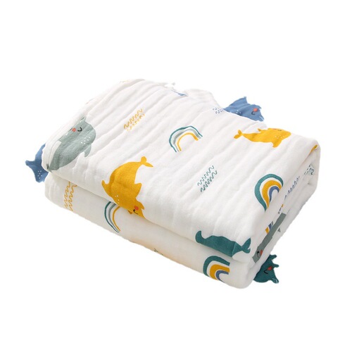 [Strictly Selected] Pure Cotton Baby Bath Towel, Gauze Baby Cover Blanket, Children's Air Conditioner, Newborn Wrap, 6-layer Wrap
