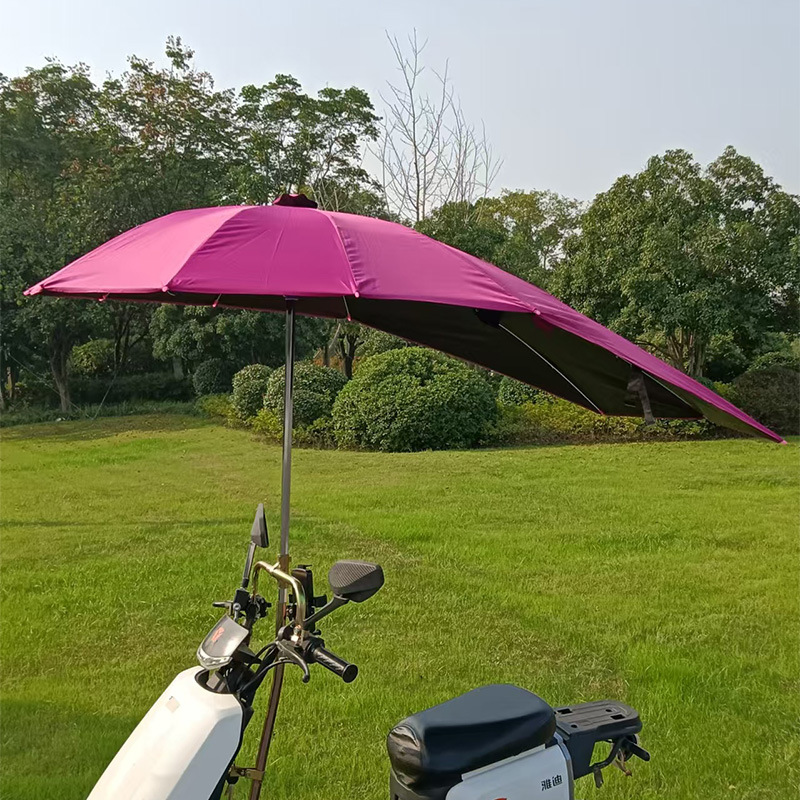 Electric Vehicle Battery Bike Umbrella, Sunshade Umbrella, Sun Protection Canopy, Umbrella Stand, Delivery Bike Umbrella, Scooter Sun Umbrella, Wholesale