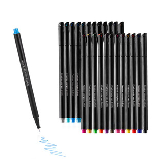 Amazon new 24-color thin line color water-based Hook pen painting suit needle pen hand account in stock stationery