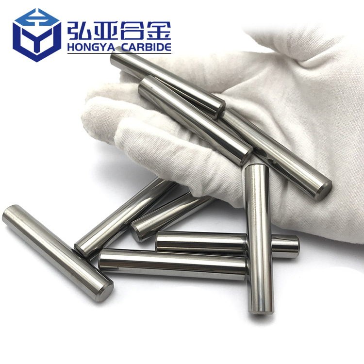 钨钢精磨圆棒 外径抛光高硬度刀具棒 两头倒角实心碳化钨棒材