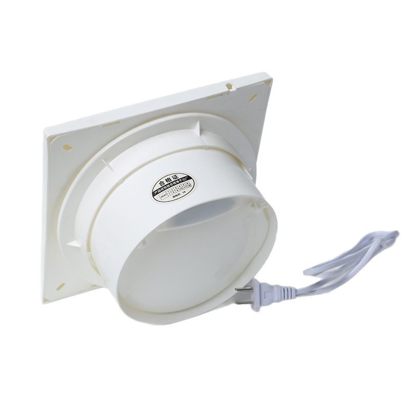Potente ventilador de escape de baño doméstico, ventilador de ventilación redondo tipo pared de ventana, ventilador de escape de baño de 4 pulgadas y 6 pulgadas, extractor