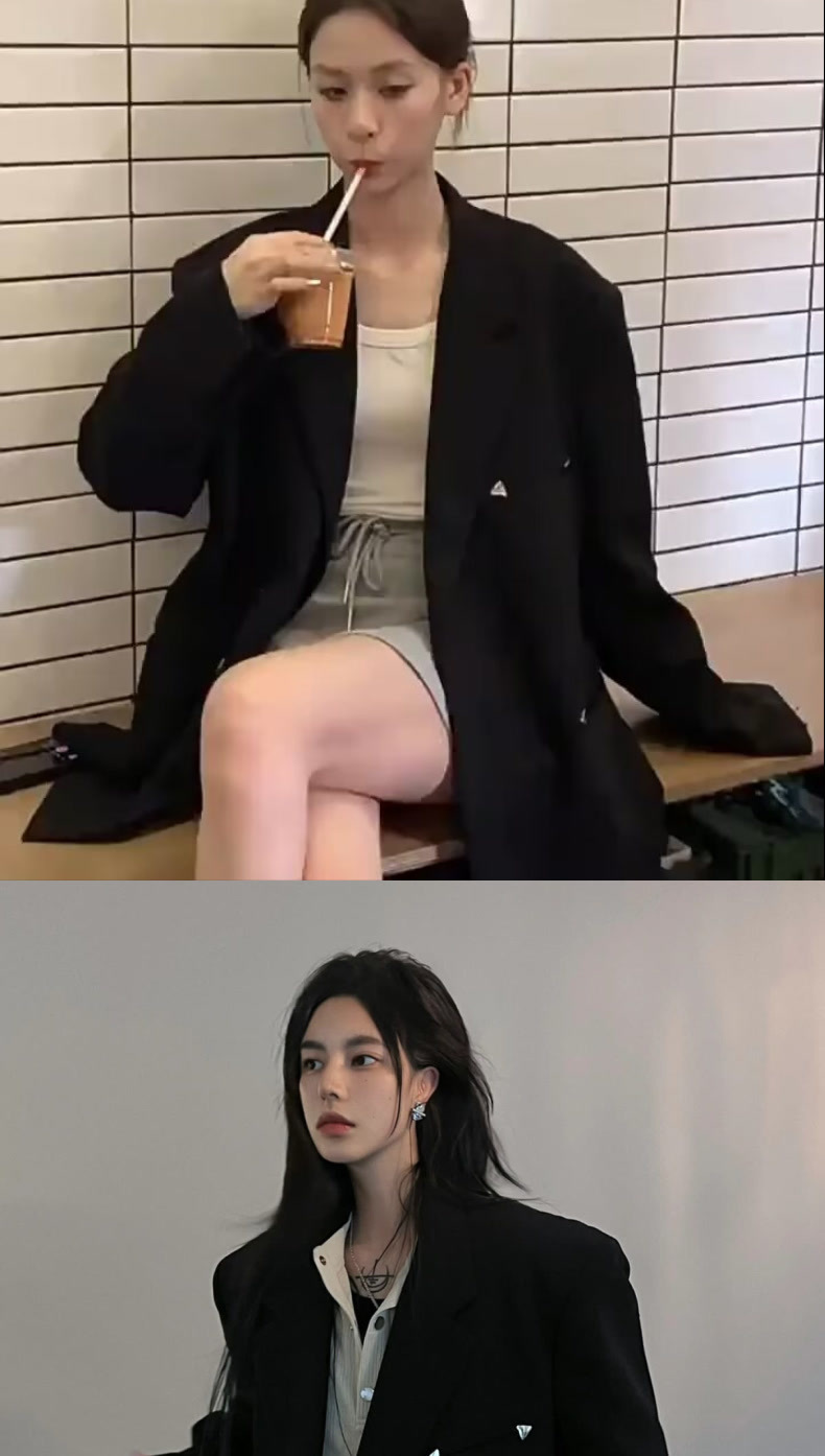 Black Slim-fit Women's Blazer For Spring Autumn Elegant Jacket_voghion.com