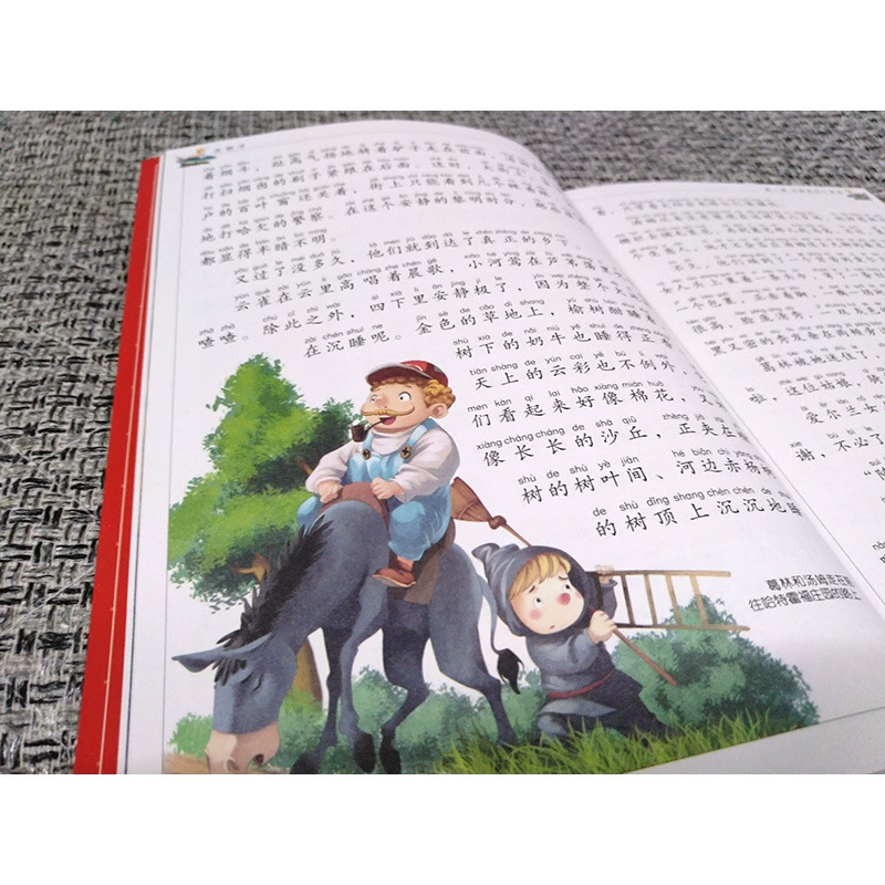 Раскрашенная книга, книга историй, чтение для учащихся, тренировка