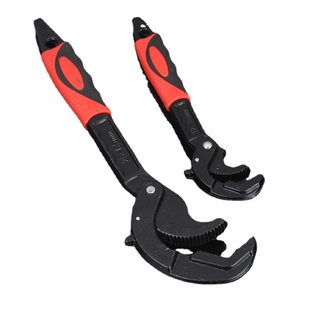 Multi-function wrench large open-end adjustable pipe wrench labor-saving wrench quick pipe wrench fake one to compensate four sets of pipes