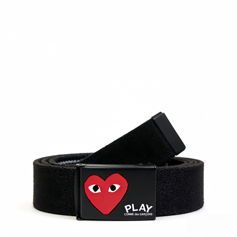 Teenage men's belt, student Korean style, personalized versatile belt, simple casual woven canvas smooth belt, trendy