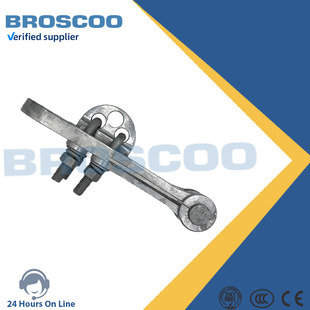 Source manufacturer cable clamp power hardware grounding clamp brass clamp grounding rod aluminum alloy tensile clamp