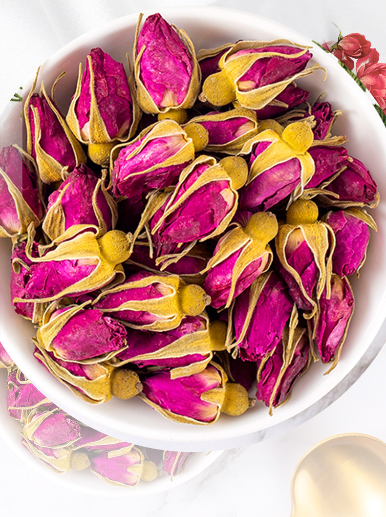 Dried Rose Bud Tea Mei Gui Hua 500g Edible Double Petal Loose Herbal Flower Tea key features