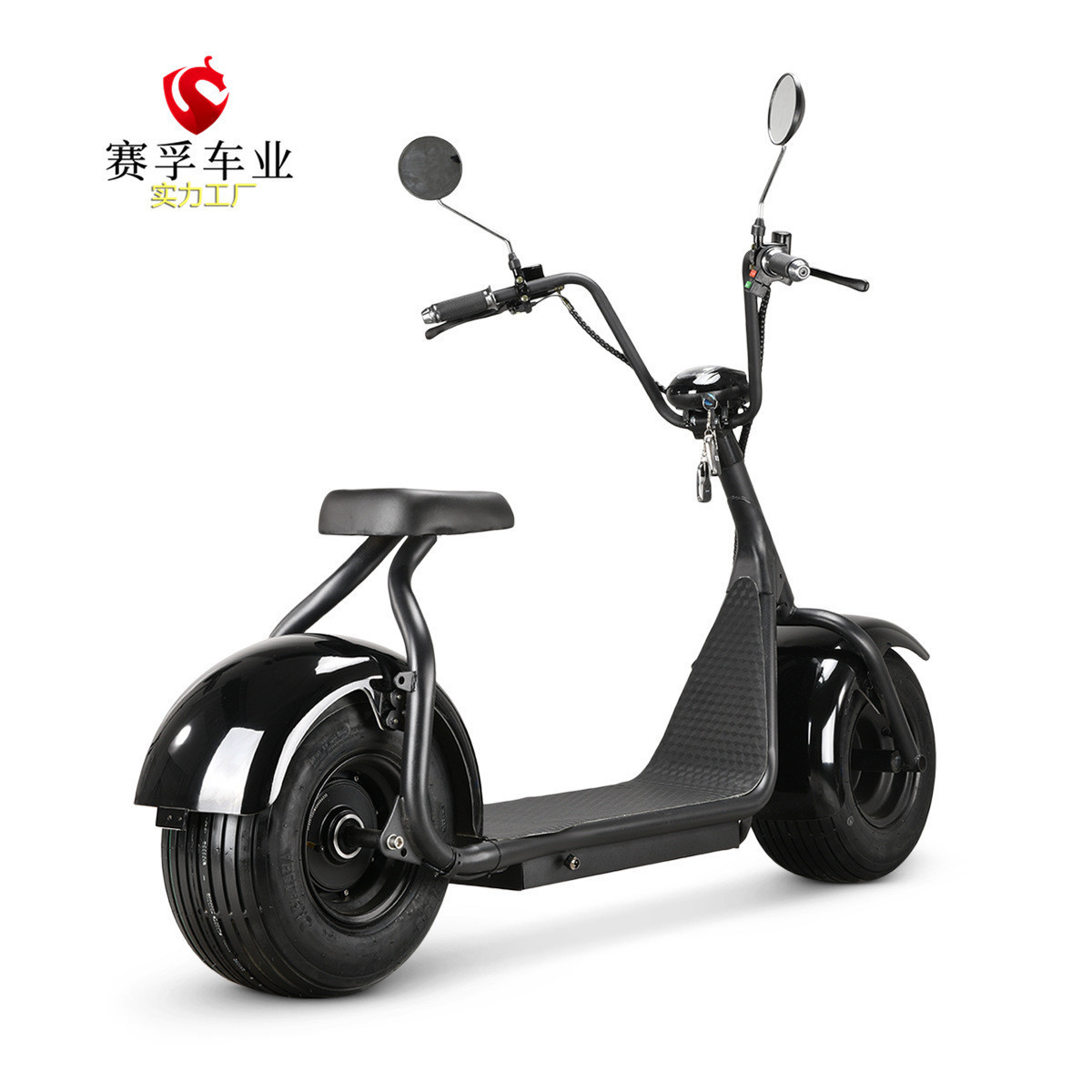 Puhale New Harley Electric Motorcycle Women's Adult Scooter Lithium Battery Battery Car Double Person