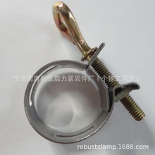 蝴蝶手柄卡箍1寸3/4 3/8寸铁镀锌抱箍煤气管喉扣迷你抱箍气管