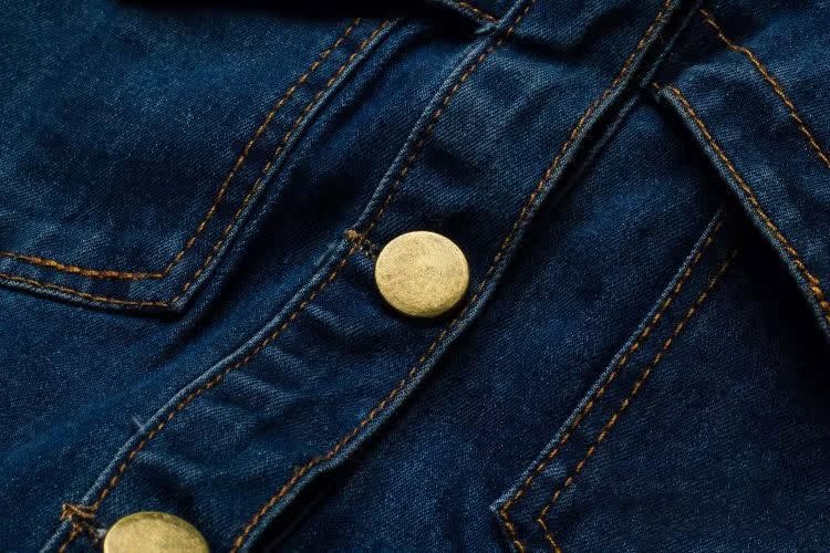 mid-length slim fit hip-hugging denim dress_mkmklike.com