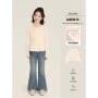 春季女童新款蕾丝打底衫