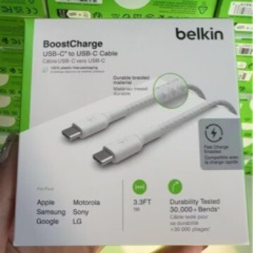 Belkin Belkin Data Cable 60W C to C Braided Data Cable Is Suitable for Apple 15/16/17 Belkin Belkin Data Cable 60W C to C Braided Data Cable Is Suitable for Apple 15/16/17