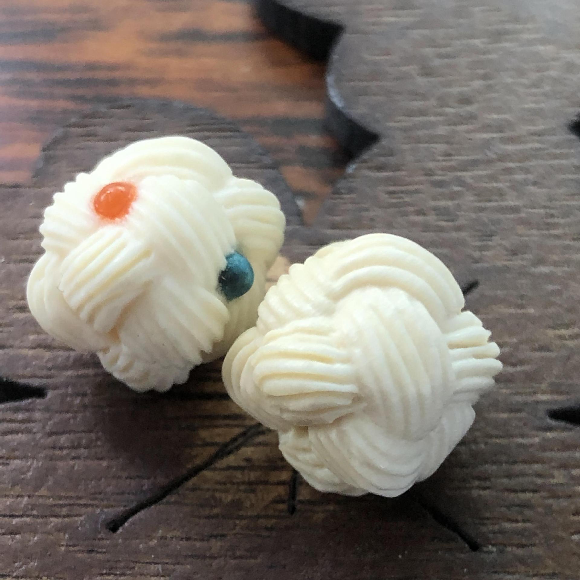 唐龙猛犸 冰料猛犸牙毛线球 猛犸镶嵌毛线球 猛犸牙团线球