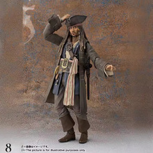 加勒比海盗5 约翰尼 德普 杰克船长 死无对证 可动人偶 盒装手办