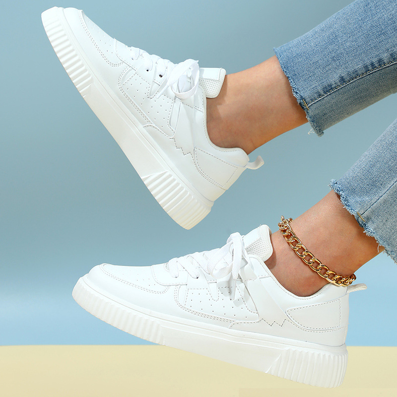 Donna Uomo Scarpe in pelle Scarpe da tennis Scarpe da passeggio Sneakers Suola in gomma sintetica Calzature comode antiscivolo_voghion.com