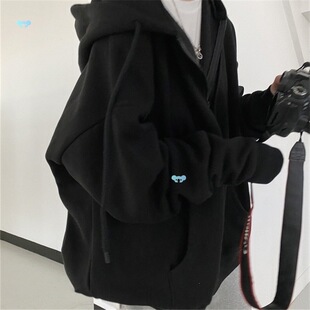 Thickened zipper hooded sweatshirt�ӽq�Ӻ����L������Bñ�l��
