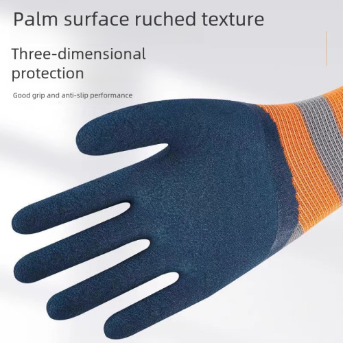 Rubber Tire Safety Gloves Anti-Slip Abrasion-Resistant Construction Work Labor Protection Thickened Protective Supplies Manufacturer Breathable